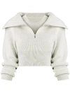 JACQUEMUS RISOUL HALF-ZIP JUMPER