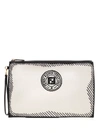 FENDI FENDI LOGO STAMP LARGE POUCH