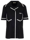 FENDI FENDI X JOSHUA VIDES LOGO BOWLING SHIRT