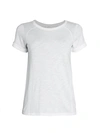 Vince Women's Roll-sleeve T-shirt In Freesia
