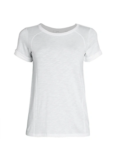 Vince Women's Roll-sleeve T-shirt In Freesia