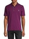 ROBERT GRAHAM LUCIFER CLASSIC-FIT SKULL-EMBROIDERED POLO,0400012069691