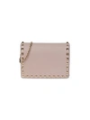 VALENTINO GARAVANI ROCKSTUD LEATHER CROSSBODY BAG,0400012637405