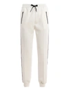Miu Miu Tapered Track Pants In Bianco