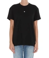 Stella Mccartney Embroidered Star Detail Cotton T-shirt In Black