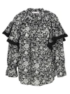 SEE BY CHLOÉ SEE BY CHLOE GRAPHIC PEONIES PRINTED BLOUSE,11450550