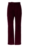 JOSEPH COLEMAN CROPPED LAMBSKIN SUEDE trousers,802518