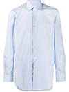 KITON POINTED COLLAR COTTON SHIRT