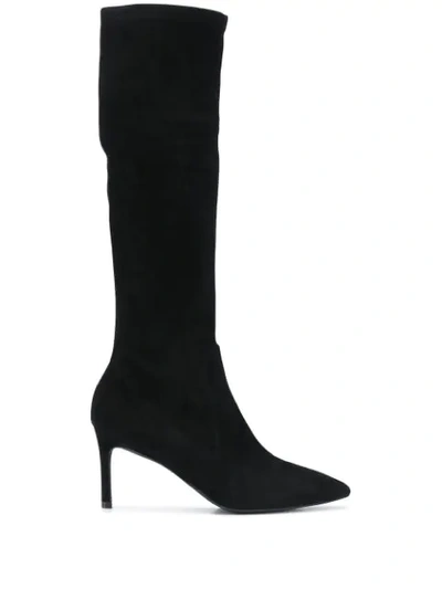 Stuart Weitzman Stiletto Knee-high Boots In Black