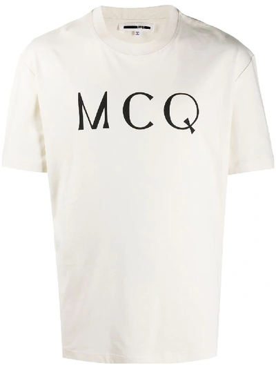 Mcq By Alexander Mcqueen T-shirt Mit Logo-print In White