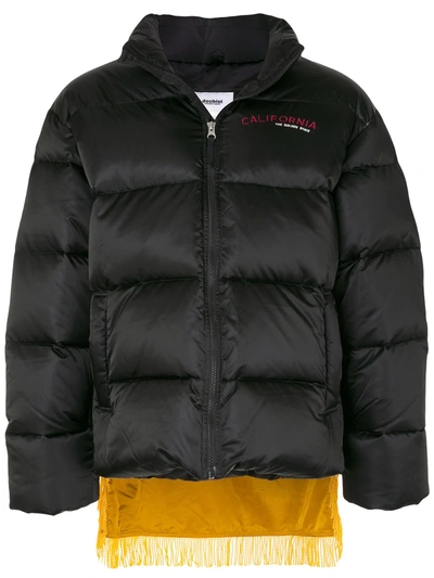 Doublet Pillow Packable Down Jacket In Black