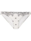 TORY BURCH AMERICANA BANDANA PRINT BIKINI BOTTOMS