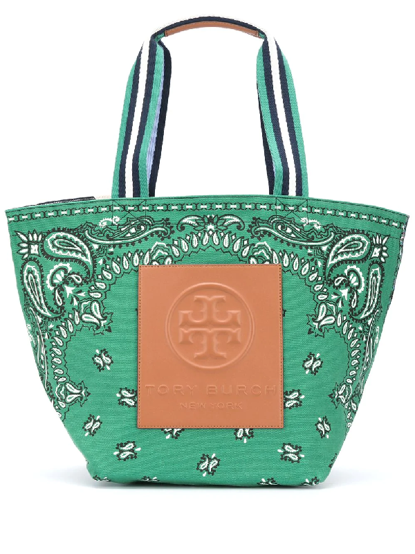 Tory Burch Gracie Reversible Tote Bag In White | ModeSens