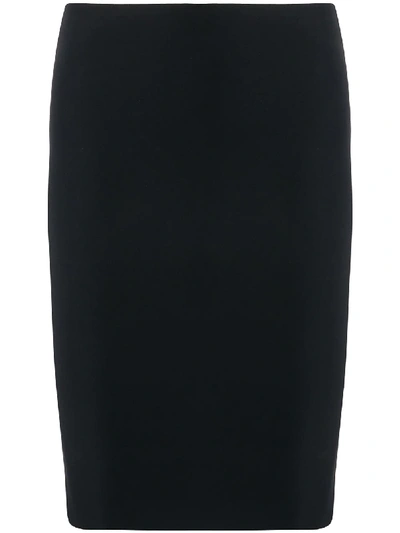 Murmur Base High-rise Pencil Skirt In Black