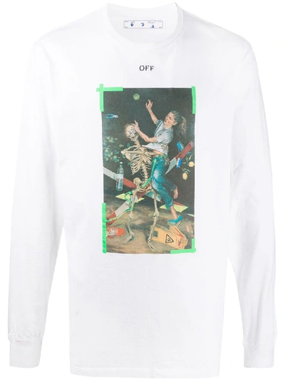 Off-white Pascal Long-sleeve T-shirt In White