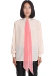 GIVENCHY BLOUSE IN POWDER SILK,11451757