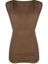 MARYSIA STRETCH-JERSEY FITTED DRESS
