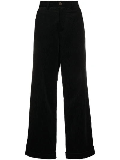 Société Anonyme Long Wide-leg Trousers In Black
