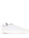 OFF-WHITE VULCANIZED CANVAS SNEAKERS