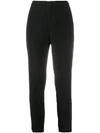 ISSEY MIYAKE PLEATED CROPPED TROUSERS