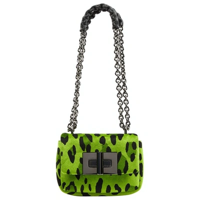 Pre-owned Tom Ford Natalia Green Velvet Handbag