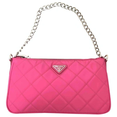 Pre-owned Prada Re-edition Pink Cloth Handbag