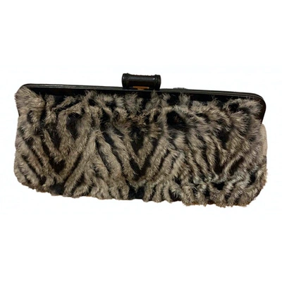 Pre-owned Miu Miu Multicolour Rabbit Clutch Bag