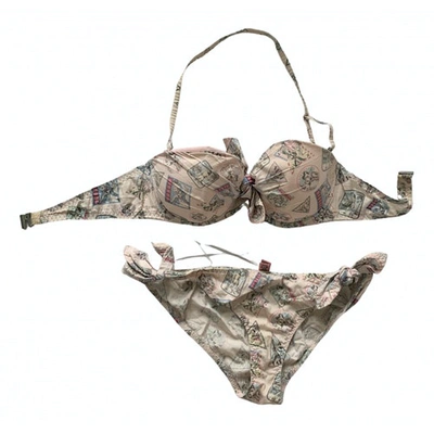 Pre-owned Agent Provocateur Pink Cotton Swimwear