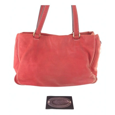 Pre-owned Loewe Red Leather Handbag