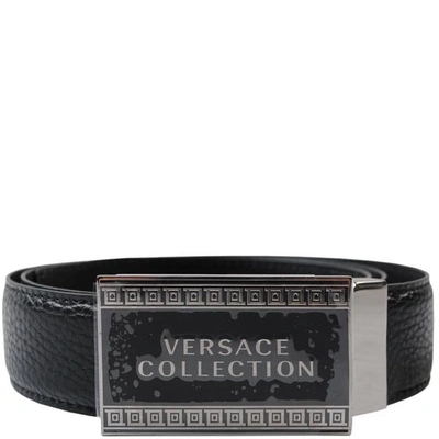 Versace Logo Plaque Belt Colour: Black