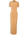 JACQUEMUS KNITTED POLO DRESS,JAC29528YEL