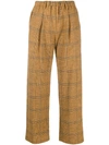 FORTE FORTE WOOL COTTON BLEND TROUSERS