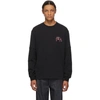 JW ANDERSON JW ANDERSON BLACK TROMPE LOEIL LONG SLEEVE T-SHIRT