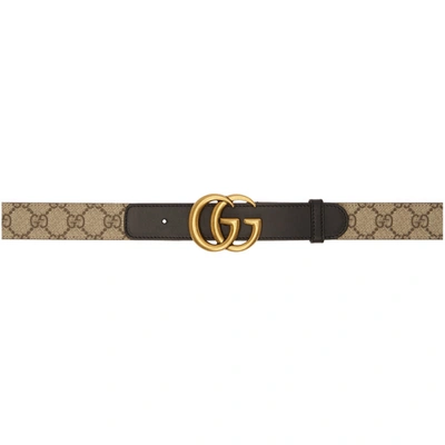 Gucci Women's Gg Belt With Double G Buckle In Neutrals