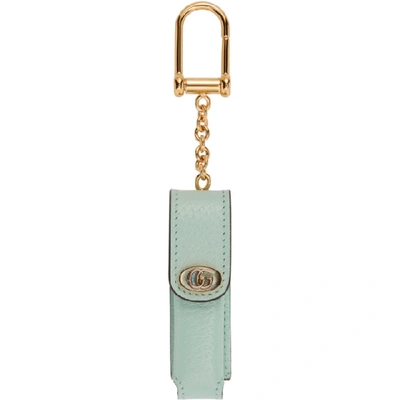 Gucci Single Porte-rouges Keychain In 3926 Green