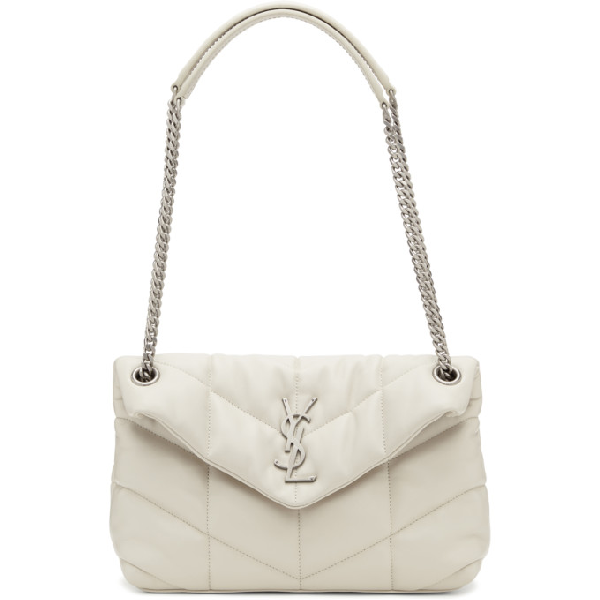 white ysl mini bag