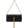 SAINT LAURENT BLACK MEDIUM KATE 99 TASSEL BAG