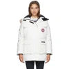 Canada Goose Ssense Exclusive White Down Fur-free Expedition Parka In 433 N Star