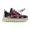 Off-white Odsy Mesh Transparent Sneakers In Fuchsia