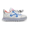 OFF-WHITE OFF-WHITE WHITE AND BLUE ODSY-1000 SNEAKERS