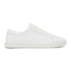 SAINT LAURENT WHITE ANDY SNEAKERS