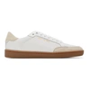 SAINT LAURENT WHITE COURT CLASSIC SL 10 SNEAKERS