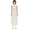 SIMONE ROCHA SIMONE ROCHA OFF-WHITE SILK SLIP DRESS