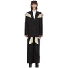 SIMONE ROCHA SIMONE ROCHA BLACK MASCULINE BOW BLAZER