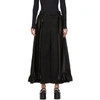 SIMONE ROCHA BLACK FRILL SKIRT TROUSERS