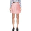 CHARLES JEFFREY LOVERBOY CHARLES JEFFREY LOVERBOY PINK WOOL KILT MINISKIRT