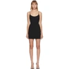 ALEXANDER WANG BLACK TAILORED CAMI DRESS