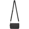 FENDI BLACK 'FOREVER FENDI' FLAP BAG