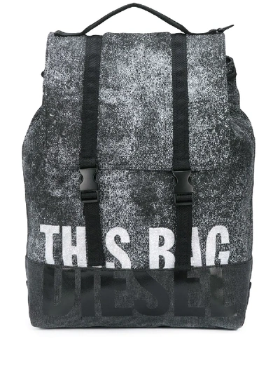 Diesel This Bag Backpack In Black