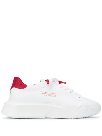 Giuliano Galiano Nemesis Lace-up Sneakers In White